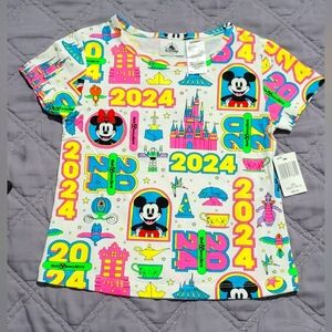 2024 Disney World 4 Parks Figment Mickey Icons NWT Youth XS (4)